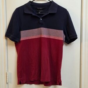 Banana Republic Mens Luxury Touch Standard Fit Colorblock Polo Shirt Size M